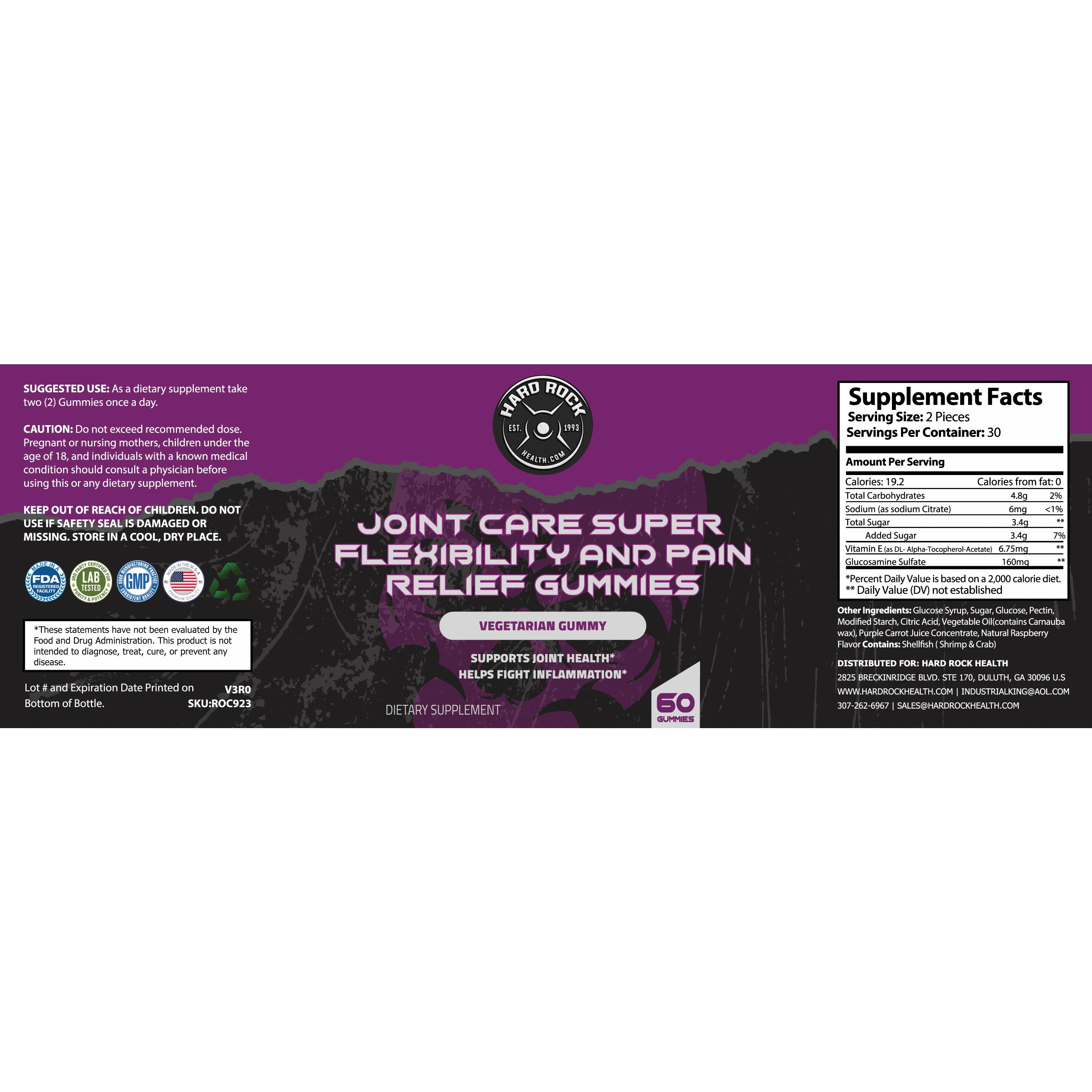 Joint Pain Relief Gummies- 100% Vegan For Super Flexibility-0