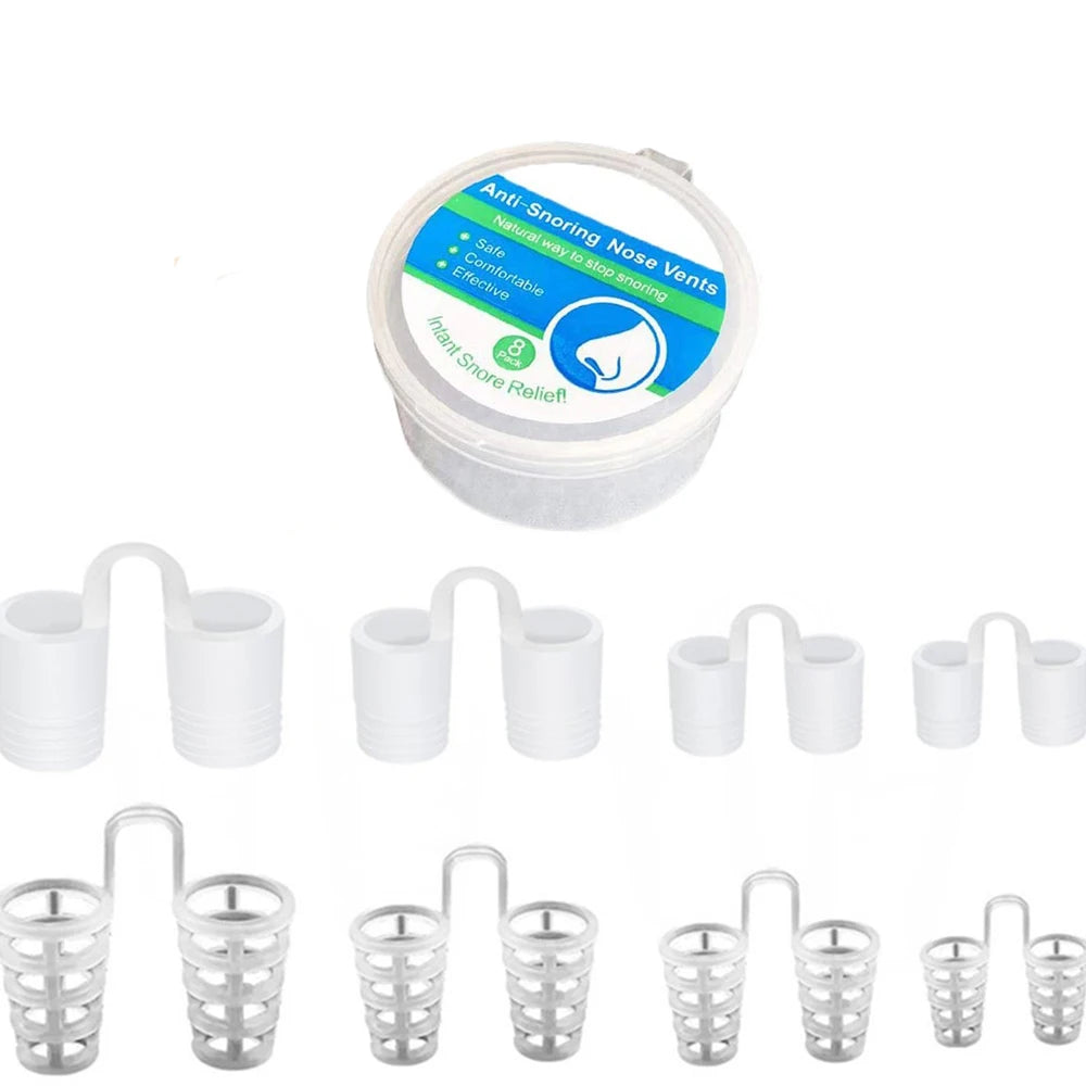 8PCS Anti-Snoring Nose Clips