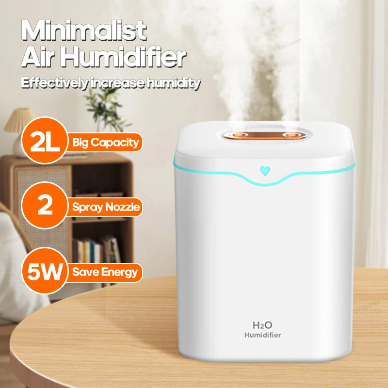 2000ml Double Spray Ultrasonic Aroma Diffuser