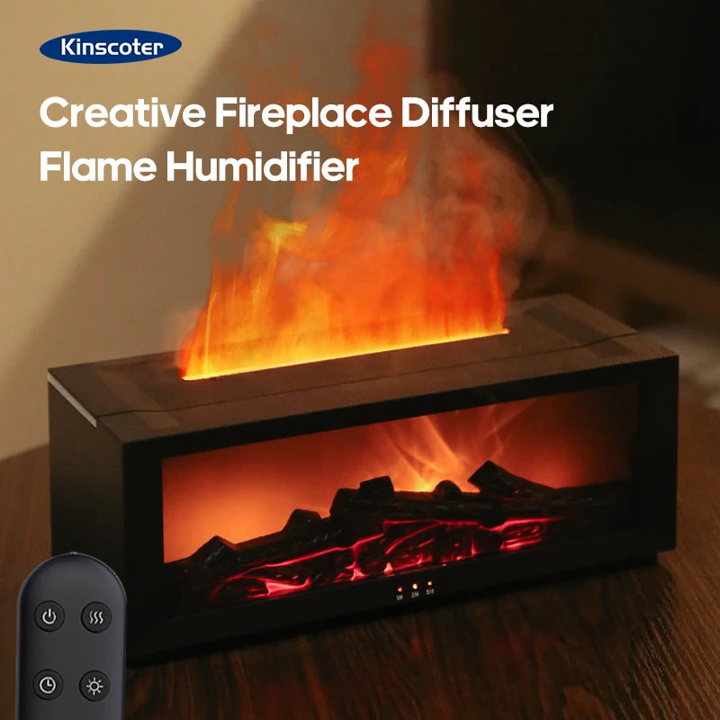 Flame Aroma Essential Oil Diffuser & Humidifier