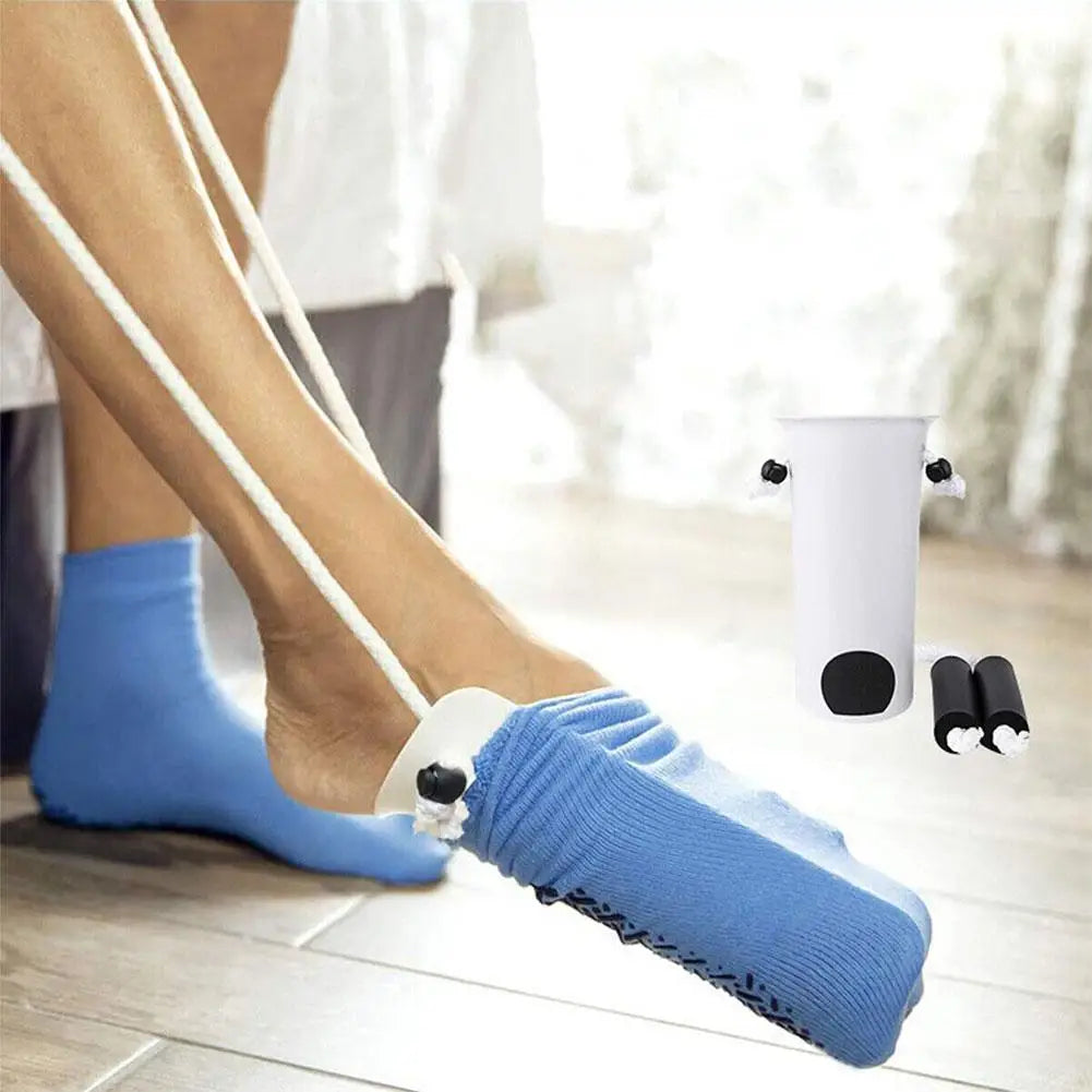 Sock Aid Kit – No-Bend Sock Helper with Shoe Horn for Elderly, Injuries & Pregnancy