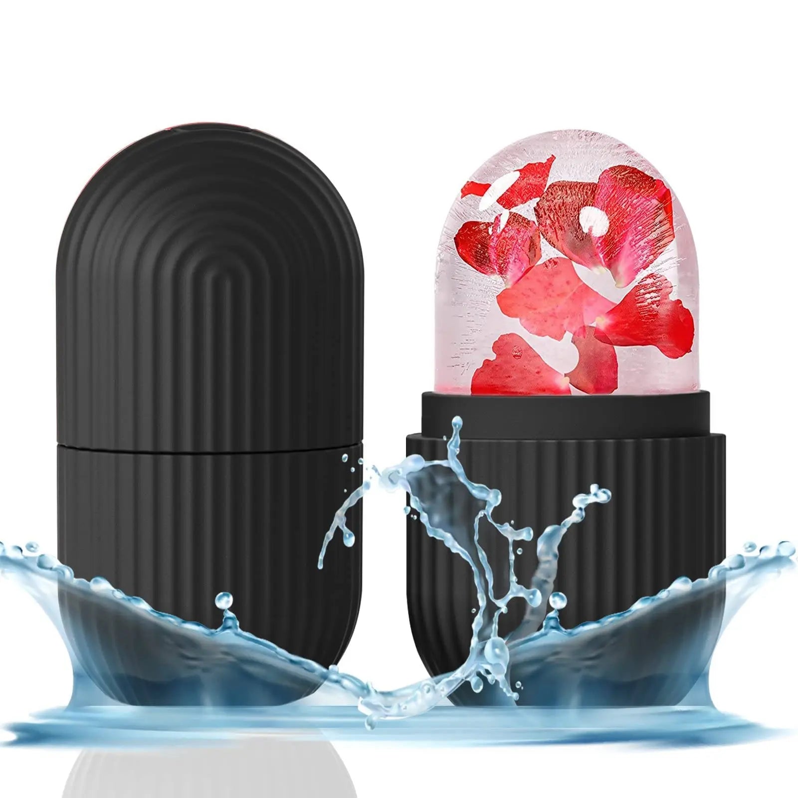 Reusable Ice Face Roller – Leakproof Facial Massage Tool