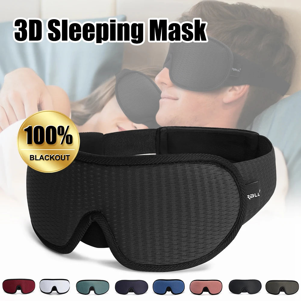 3D Padded Sleep Mask Light Blocker