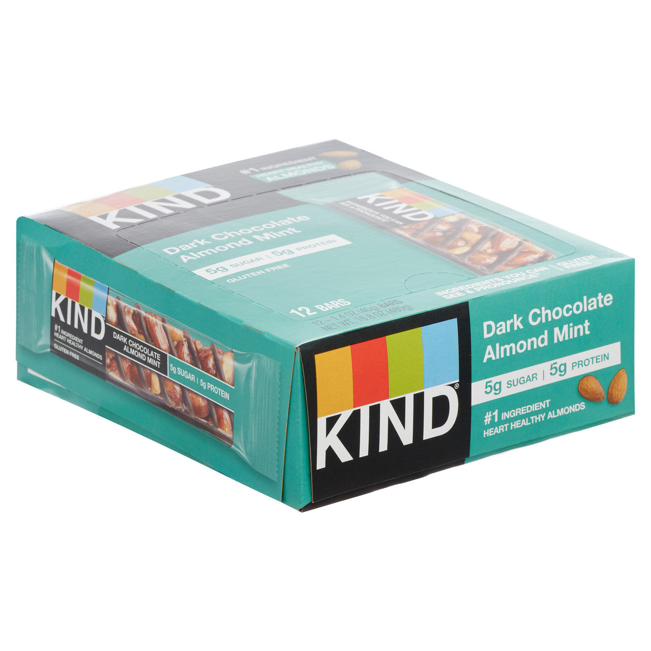 Kind Dark Chocolate Almond Mint Bars (12x1.4 OZ)-10
