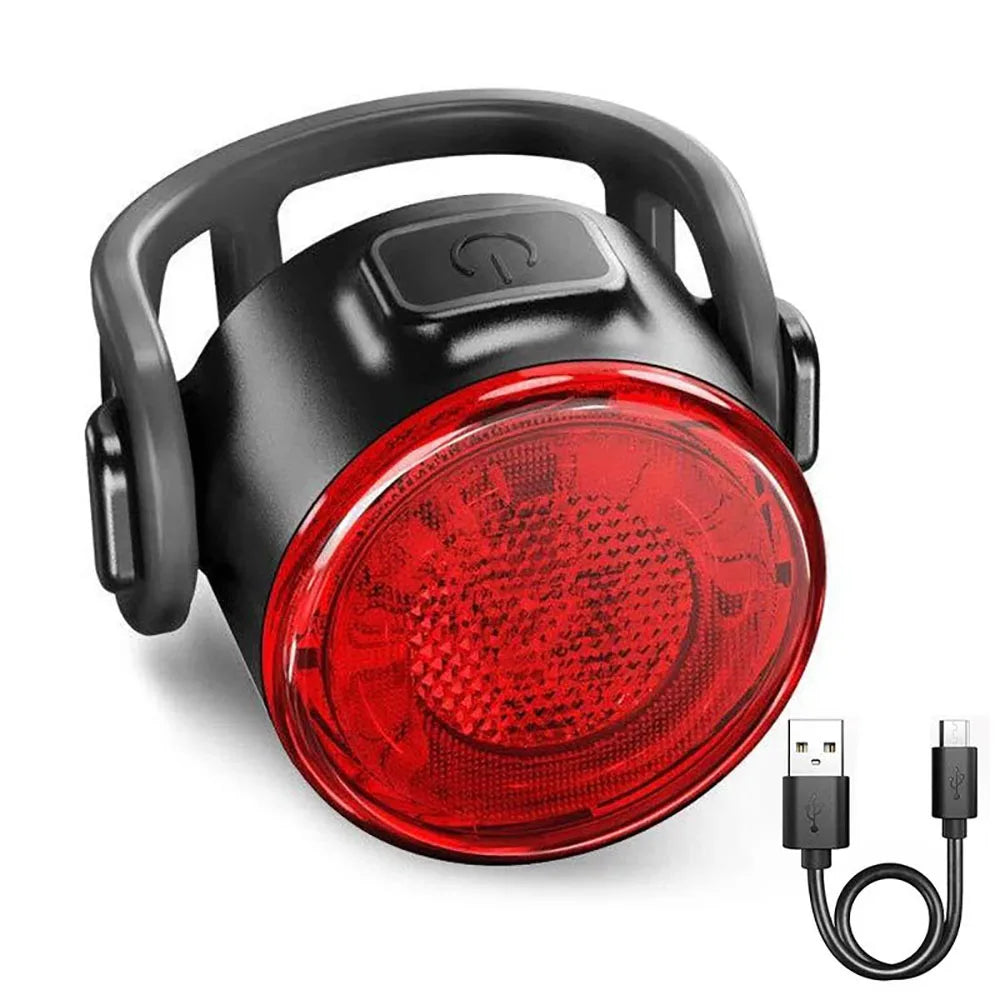 Bike Front Rear Light Set 6 Lighting Modes Bike Bright Headlight