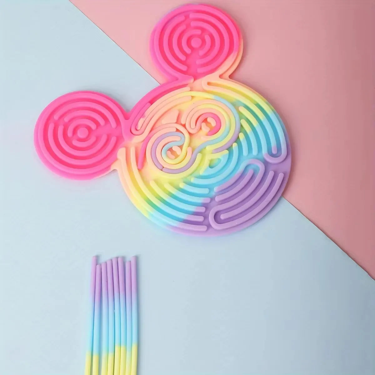 Silicone Sensory Activity Board – Fidget Toy for Calming & Focus