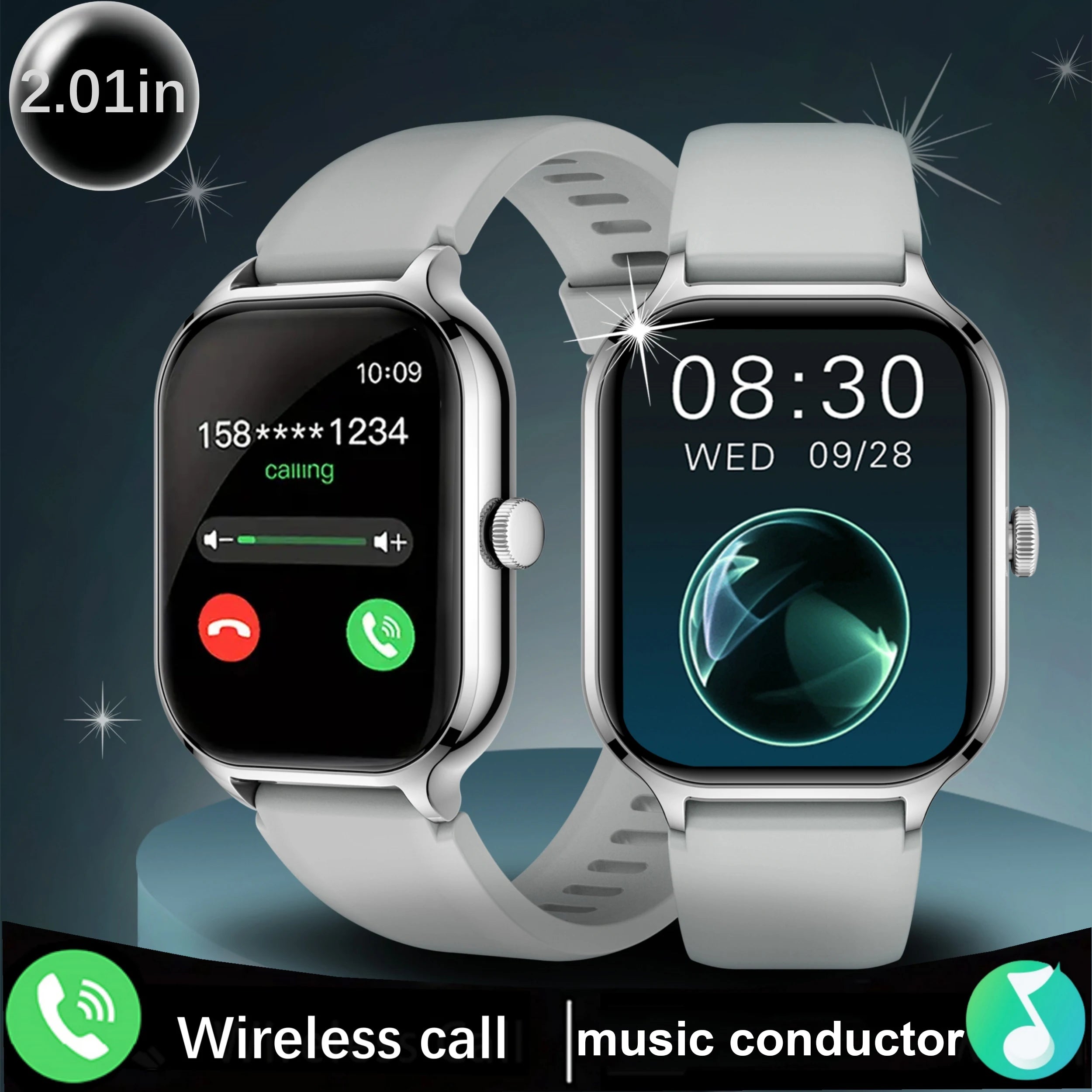 Wireless Calling Smartwatch with Multi-Sport Modes