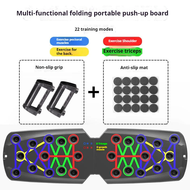 Push Up Board Chest Abs Core Training Equipment Portable Home Gym Fitness