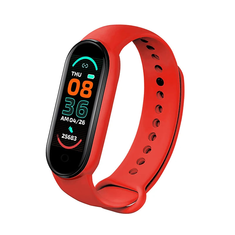 M6 Fitness Smartwatch with Heart Rate & BP Monitor