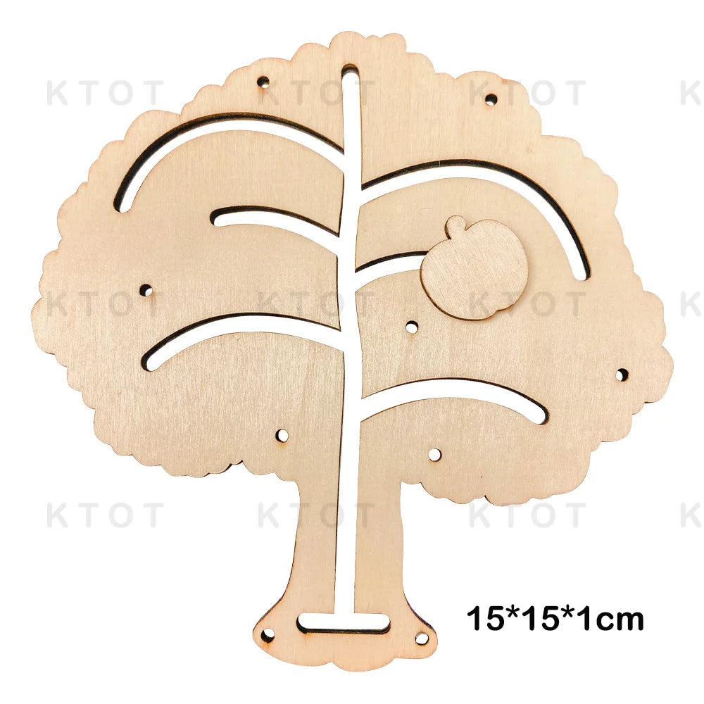 Montessori Toys Busy Board Diy Accessories Learning Education Busy Board Games for Baby Activity Board Components Wooden Parts