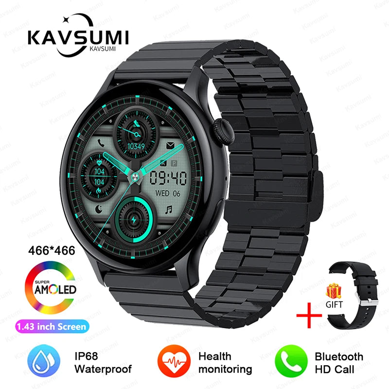 2024 NFC Smartwatch for Women with GPS & Bluetooth Call