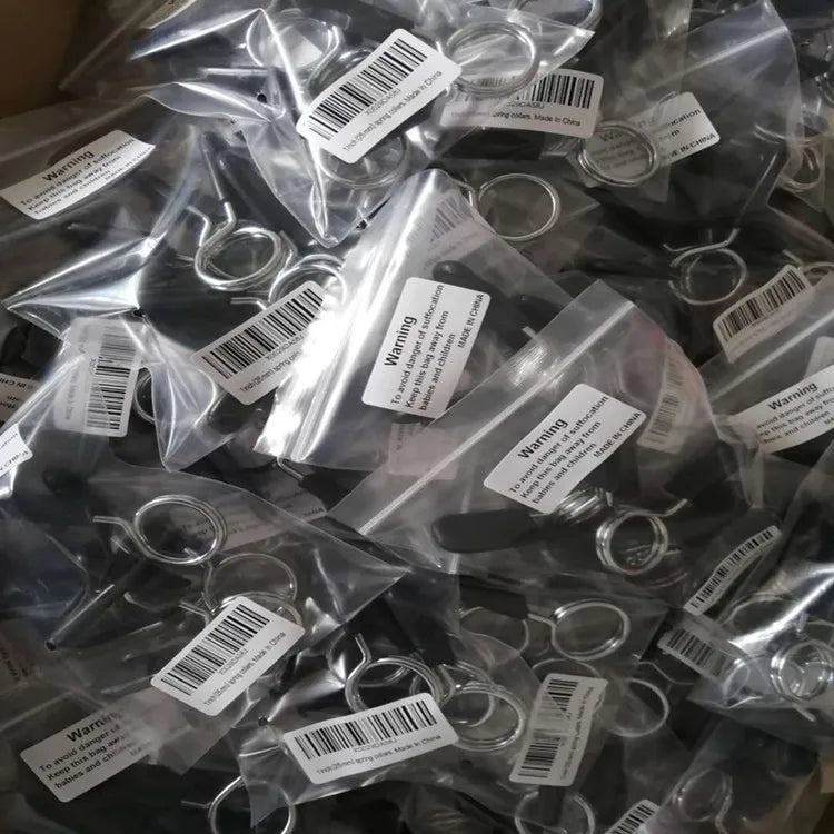 2pcs Barbell Spring Collars – 25/28/30mm Clamp Clips for Weightlifting & Gym Use